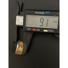 Load image into Gallery viewer, 18K Gold Ring Wave Tricolor Yellow White Rose Gold 1.85 grams Size 6 - Rafant