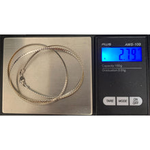 Load image into Gallery viewer, 18K Gold Necklace Soft Omega 2.79 grams 18 inches Two Tone White Gold Yellow Gold - Rafant