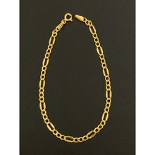 Load image into Gallery viewer, 18K Gold Bracelet Figaro 7 inches 1.44 grams - Rafant