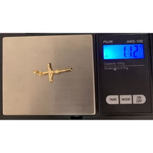 Load image into Gallery viewer, 18K Gold Pendant Cross 1.12 grams - Rafant
