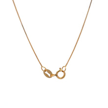 Load image into Gallery viewer, 18K Gold Necklace Chain Box 18" Tiny Beads 1.22 grams - Rafant