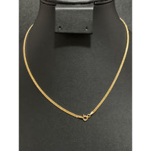 Load image into Gallery viewer, 18K Gold Necklace Curb Chain Only 15.5 inches 2.20grams - Rafant