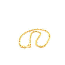 Load image into Gallery viewer, 18K Gold Bracelet Chain Rope Size 7.5 inches - Rafant