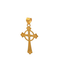 Load image into Gallery viewer, 18K Gold Pendant Cross Religious 0.45 grams - Rafant