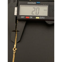 Load image into Gallery viewer, 18K Gold Necklace Chain Curb 19.5 inches 2.88 grams - Rafant