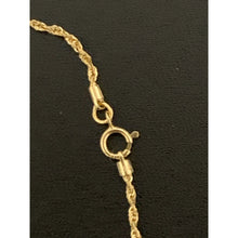 Load image into Gallery viewer, 18K Gold Necklace Chain 17.50" with Frosted Ball Pendant 1.04 with Defects Kinks in the Chain - Rafant