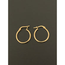 Load image into Gallery viewer, 18K Gold Earrings Hoops Loops 1 gram - Rafant