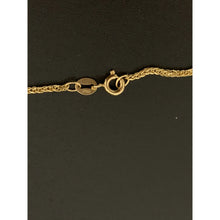 Load image into Gallery viewer, 18K Gold Necklace Chain 16 inches with Cross Pendant 2.53 grams - Rafant