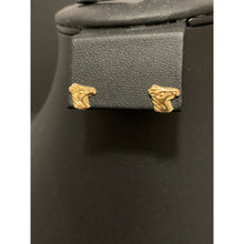 Load image into Gallery viewer, 18K Gold Earrings Stud Horse 1.03 grams - Rafant