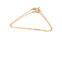 Load image into Gallery viewer, 18K Yellow Gold Necklace Cable Chain Heart Pendant Size 16.75 inches plus 1" extension - Rafant