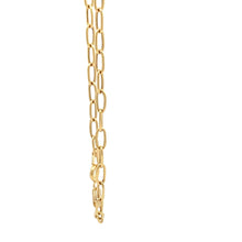 Load image into Gallery viewer, 18K Yellow Gold Bracelet Paperclip 1.35 grams Size 7 inches - Rafant