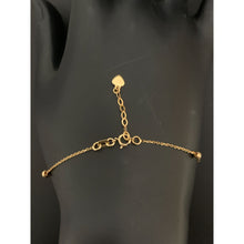 Load image into Gallery viewer, 18K Gold Bracelet 7 inches plus 0.8" extension Key Lock Charms 2.29 grams - Rafant