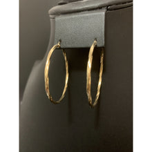 Load image into Gallery viewer, 18K Gold Earrings Hoops Loops Twisted 1.88 grams Large - Rafant