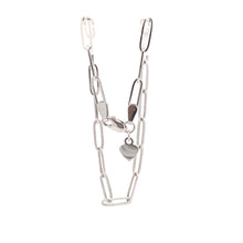 Load image into Gallery viewer, 18K White Gold Bracelet Paperclip 1.83 grams Size 7.5 inches - Rafant
