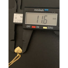 Load image into Gallery viewer, 18K Gold Necklace Chain 20 inches with Puffed Heart Pendant 2.88 grams - Rafant