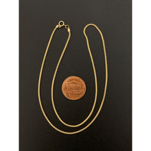 Load image into Gallery viewer, 18K Gold Necklace Chain Popcorn 15.75 inches 1.60 grams - Rafant
