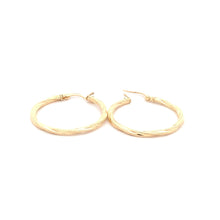 Load image into Gallery viewer, 18K Yellow Gold Earrings Hoops 1.31 grams - Rafant
