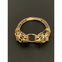 Load image into Gallery viewer, 18K Gold Ring Cubic Zirconia 1.05 grams Size 5 - Rafant