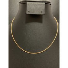 Load image into Gallery viewer, 18K Gold Necklace Chain Popcorn 15.75 inches 1.60 grams - Rafant