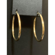 Load image into Gallery viewer, 18K Gold Earrings Hoops Loops 2.09 grams - Rafant