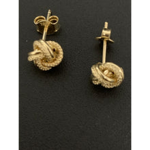 Load image into Gallery viewer, 18K Gold Earrings Stud Knot Small - Rafant