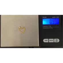 Load image into Gallery viewer, 18K Gold Pendant Heat 0.99 grams - Rafant