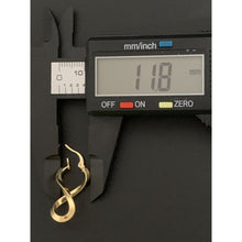Load image into Gallery viewer, 18K Gold Earrings Dangling Infinity 1.31 grams - Rafant