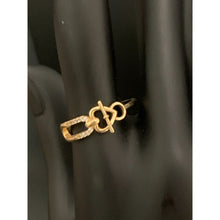 Load image into Gallery viewer, 18K Gold Ring Size 6.75 Heart with Russian Stones - Rafant