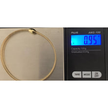 Load image into Gallery viewer, 18K Gold Bracelet Bangle Stretchable Soft Mesh Size 7.5 inches 0.95 grams - Rafant