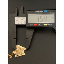 Load image into Gallery viewer, 18K Gold Necklace Rolo Chain 19.50" with Butterfly Pendant 3.01 grams - Rafant