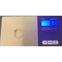 Load image into Gallery viewer, 18K Gold Ring Butterfly 1.63 grams Size 7 - Rafant