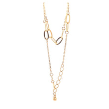 Load image into Gallery viewer, 18K Yellow Gold Bracelet Paperclip 6 inches plus 1 inch extension 1.39 grams - Rafant