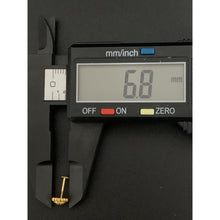 Load image into Gallery viewer, 18K Gold Earrings Stud Screw Type Small 0.39 grams - Rafant