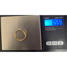Load image into Gallery viewer, 18K Gold Ring Heart 0.55 grams Size 9.5 - Rafant