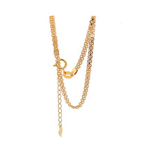 Load image into Gallery viewer, 18K Yellow Gold Bracelet Bismark Size 5.75 inches plus 1.25 inches Extension 1.29 grams - Rafant