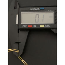 Load image into Gallery viewer, 18K Gold Necklace Chain Paperclips 16 inches plus 1 inch - Rafant