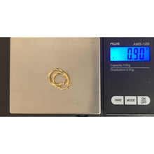 Load image into Gallery viewer, 18K Gold Earrings Hoops Loops Small 0.90 grams. - Rafant