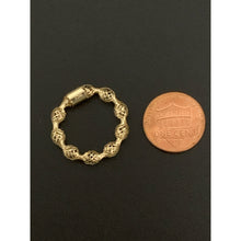 Load image into Gallery viewer, 18K Gold Ring Size 6 Soft Mesh Flexible 0.58grams - Rafant