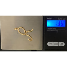 Load image into Gallery viewer, 18K Gold Pendant Letter R 1.35 grams - Rafant
