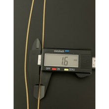 Load image into Gallery viewer, 18K Gold Chain Necklace Saudi Real Gold Curb 24" Lightweight Thin Dainty - Rafant