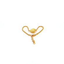 Load image into Gallery viewer, 21K Gold Bracelet Puffed Heart Size 6.5 inches plus One Inch Extension - Rafant