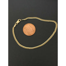 Load image into Gallery viewer, 18K Saudi Gold Bracelet Link Chain Size 7" 1.93 grams - Rafant