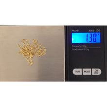 Load image into Gallery viewer, 18K Gold Necklace Figaro Chain Only Lightweight 1.30 grams - Rafant