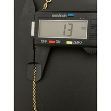 Load image into Gallery viewer, 18K Gold Bracelet Rolo Link Chain 7.5 inches 1.06 grams - Rafant