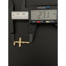 Load image into Gallery viewer, 18K Gold Pendant Cross 1.18 grams - Rafant
