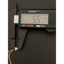 Load image into Gallery viewer, 18K Gold Bracelet Rolo Chain With Heart Charms 7.25 inches - Rafant