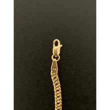 Load image into Gallery viewer, 18K Gold Bracelet Curb Chain 2.61 grams 7.5 inches - Rafant