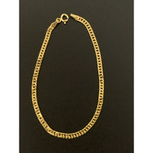 Load image into Gallery viewer, 18K Gold Bracelet Curb Link Chain 7.25 inches 1.95 grams - Rafant