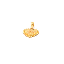 Load image into Gallery viewer, 18K Yellow Gold Pendant Heart Mother Mary Religious 1.51 grams - Rafant