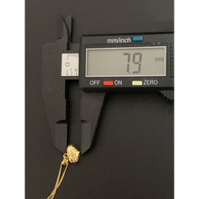 Load image into Gallery viewer, 18K Gold Necklace Chain 18 inches with Puffed Heart Pendant 1.20grams - Rafant